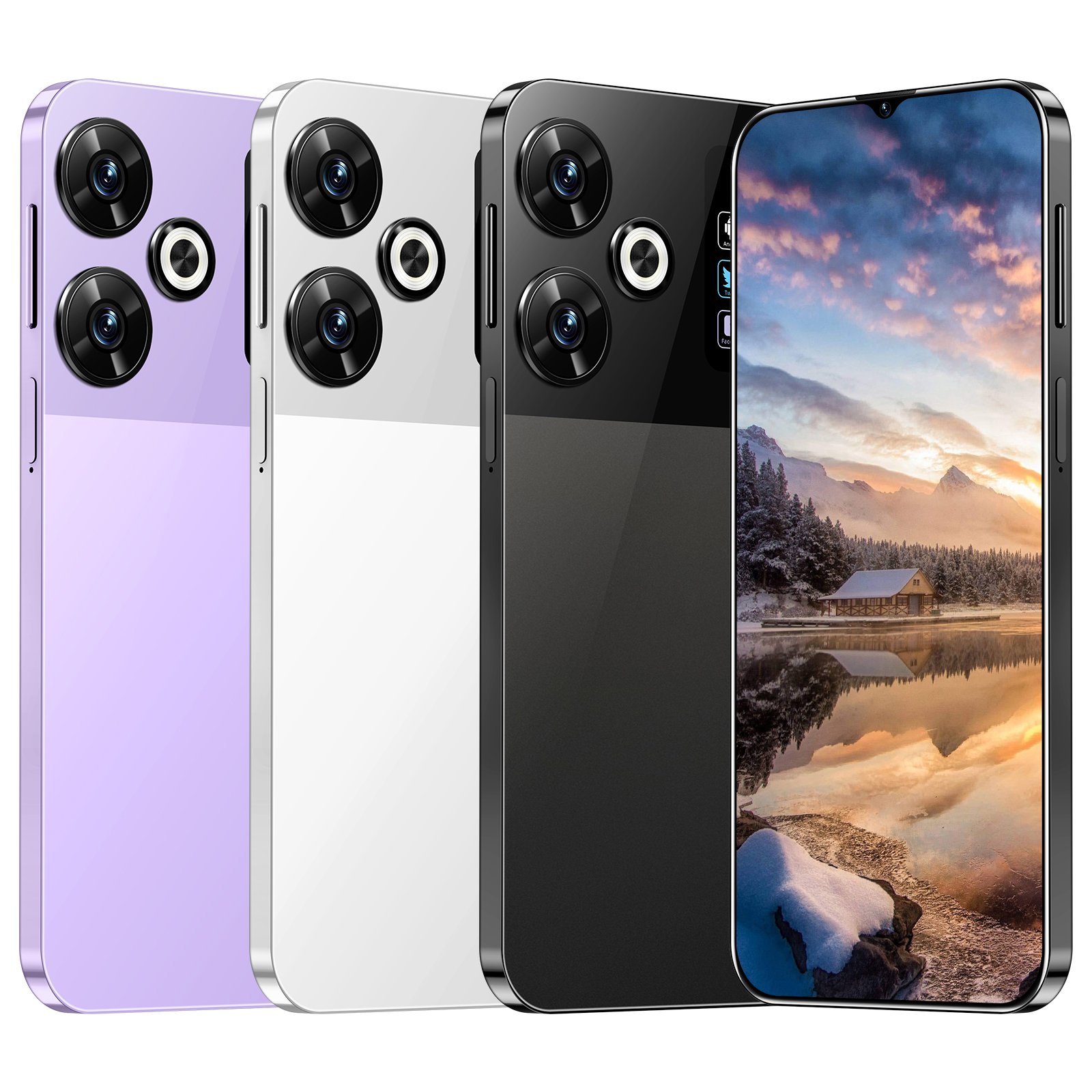 Wholesale M6 Pro Smartphone AMOLED Big Screen Global Version with 5G WCDMA Cellular Android 13 mobile phone cellphone